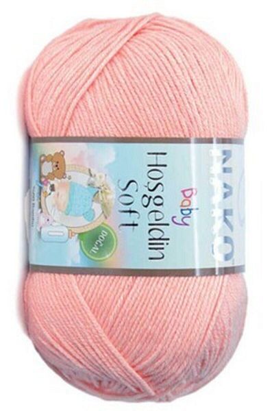 NAKO Welcome Soft Knitting Thread 5 Pieces 11452 Light Coral