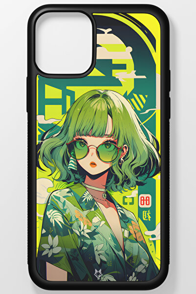 TREND Anime Kırılmaz (TEMPERLİ) Cam Sert Plastik Iphone 13 Telefon Kılıfı