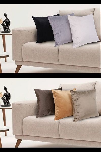 perdemony Original Italian Velvet Throw Pillow Cover 4-Piece Suede Throw Pillow Cover 45 X 45 White
