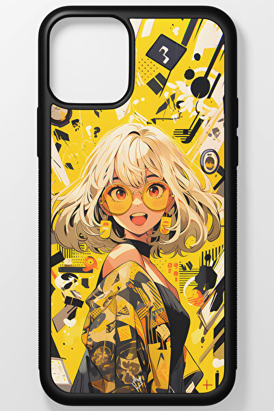 TREND Anime Kırılmaz (TEMPERLİ) Cam Sert Plastik Iphone 13 Telefon Kılıfı