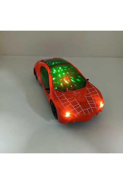 teknotrust Işıklı Sesli Örümcek Adam Arabası Çarp Dön Spiderman Car