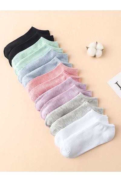Pyjama Familya Дамски чифт от 8 многоцветни памучни ботуши