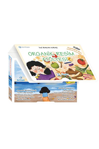 Üçgen Çocuk Organik Resim Atölyesi - Kutulu 10 Kitap