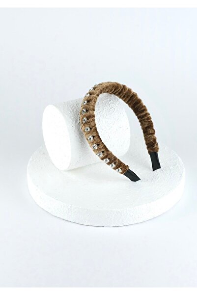 Hayals Waterway Crystal Stone Velvet Bandă de păr Coroană