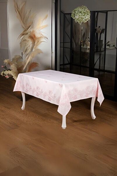 Finezza Față de masă din țesătură jacquard Müge Lux, pudră, dreptunghiulară 1...