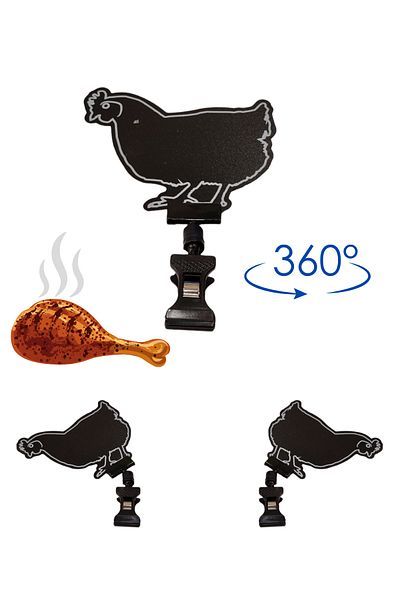 Manken İstanbul 20 τμχ Καλοκαιρινό Sil Mini Size Latch Chicken Ετικέτα τιμής Ετικέτα κρεοπωλείου Ετικέτα πάγκου κρεοπωλείου