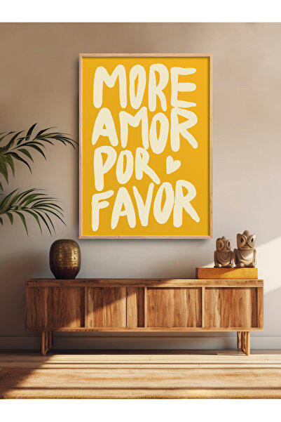 HOMEPACK Tekli Tablo Modern Art Çerçeveli Poster Tablo TK/333