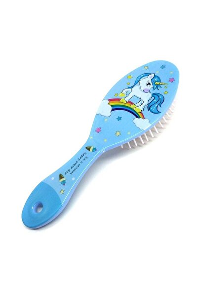 Bluokbeauty Perie pentru copii cu model unicorn - Pieptene pentru coafare pen...