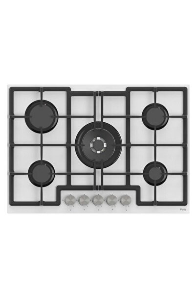 Ferre Steamart 75 Serisi Lux Beyaz Ankastre Set ( D081 - Ed036 - Xe64cb ) 75 Cm Ocak