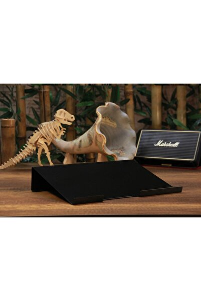 Hobi Demir Sanat Black Steel Notebook Laptop Stand Riser Base Compatible with All Models