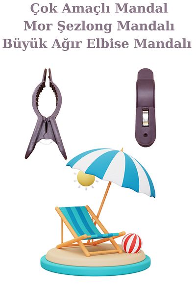 Manken İstanbul 4 Pieces Deluxe Large Size Beach Towels - Latch & Fixer, Multi-Purpose