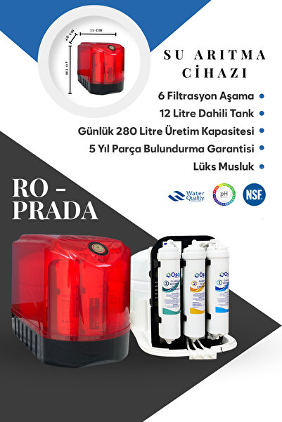 Osds Su Arıtma Sistemleri 12 LİTRE SU ARITMA CİHAZI ROPRADA