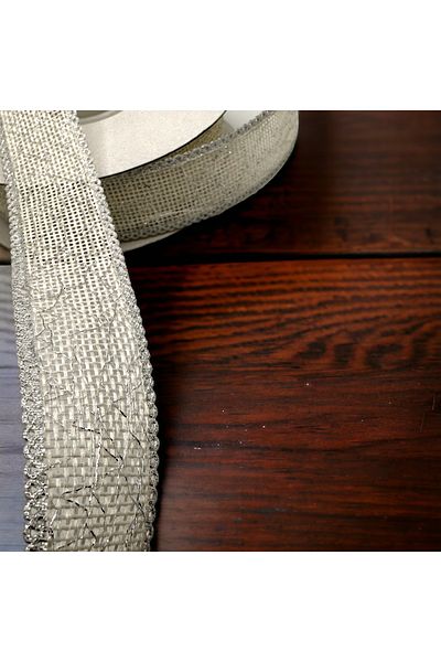 BukiroAtelier Glittery Ribbon Ψάθινη Κορδέλα Glitter Κορδέλα 3 μέτρων