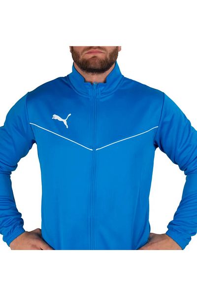 Puma Jachetă sport casual și cu fermoar pentru bărbați Teamrise Training Poly, albastră