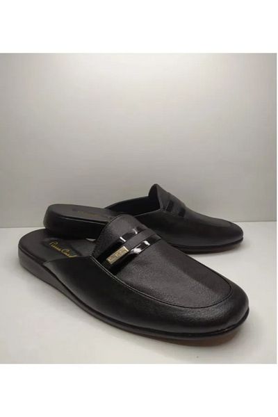 Pierre Cardin Δερμάτινες Παντόφλες Εμβληματικές - Groom Home, Medical Sole