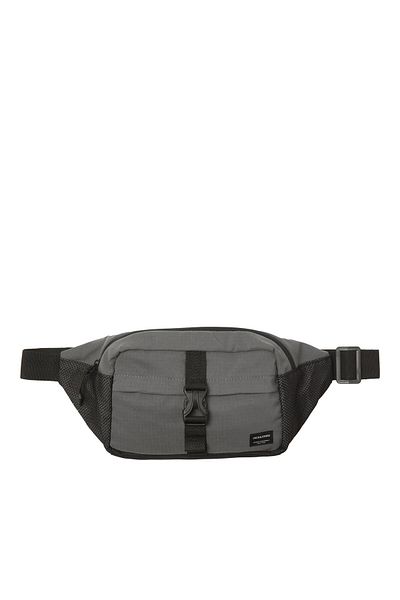 Jack & Jones Jack Jones Jacashford Mesh Crossbody Men's Gray Waist Bag12233476-05