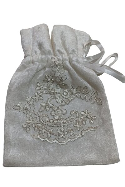 ÇEYİZAL Guipure Velvet Rosary Pouch