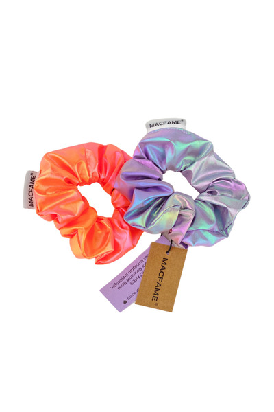 Macfame Su Tutmaz İkili Scrunchie Toka Seti