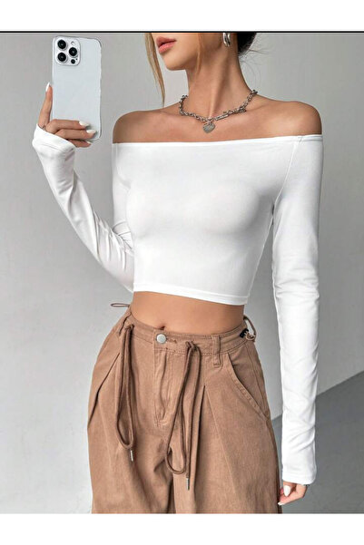 Butik Sırt dekolteli bluz