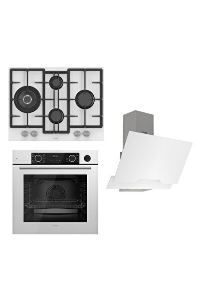 Ferre Steamart&fryart Serisi Buharlı Pişirme Beyaz Set (ed076 + Xe64cb +d064 )