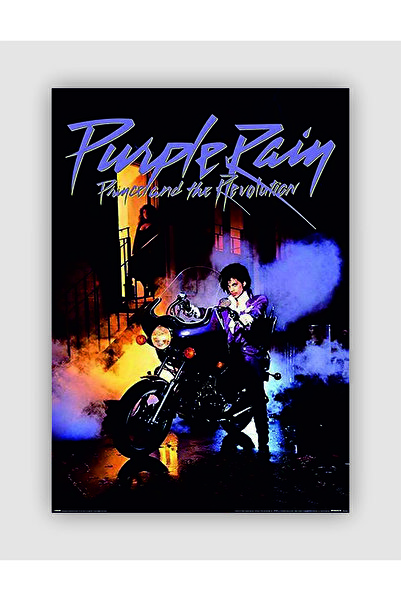 fırsatlar diyarı Purple Rain Prince and the Revulation Punk Rock Metal Duvar ...