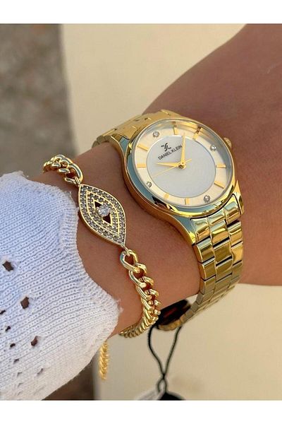 Daniel Klein Dk.ft.1.342 Steel Cord 30 Mt Water Resistant New Season Stylish Design Women's Wristwatch