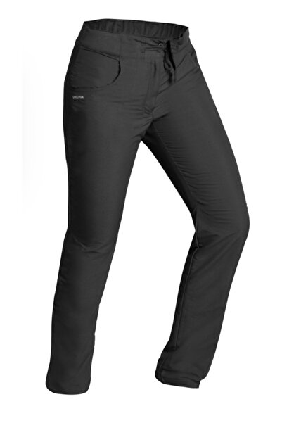 Decathlon QUECHUA Kadın Sıcak Tutan Outdoor Kar Pantolonu - Siyah - SH100 - -18°C