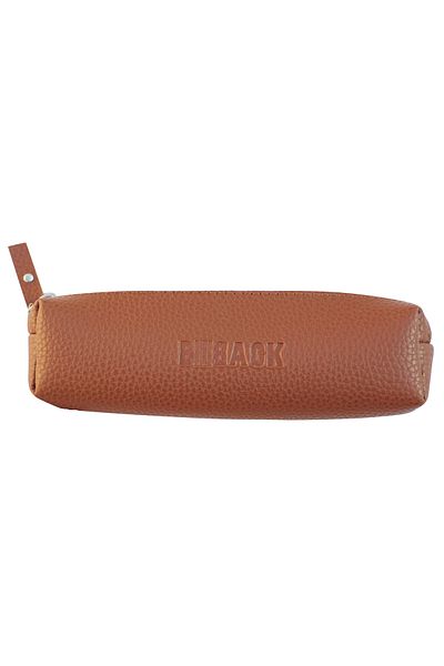 BBACK Μολυβοθήκη από υφή από συνθετικό δέρμα 19,5x6x4cm Μαύρισμα