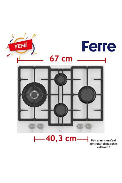 Ferre Steamart&fryart Serisi Buharlı Pişirme Beyaz Set (ed076 + Xe64cb +d064 )