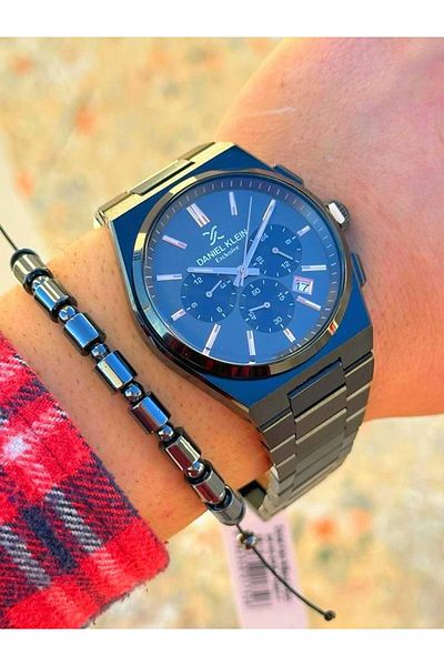 Daniel Klein DK.FT.1.314 Daniel Klein Steel Cord 30 Mt Water Resistant New Season Stylish Design Men's Wristwatch