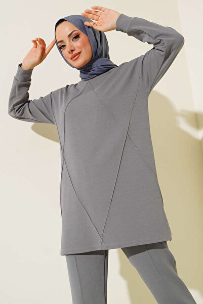 İPEK TUTUŞ Women's Front Stitched Double Suit