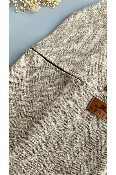 ALYA Adult Beanie Neck Collar Black Fleece Set