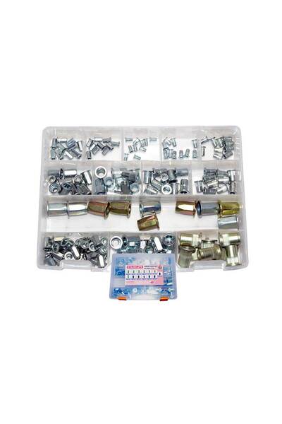 Star Klips Set Çanta Somun Perçin 150 Parça