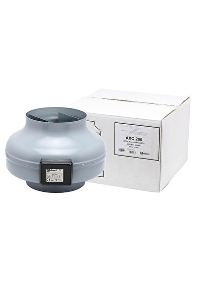 ELİCENT Elicent Axc 200 Metal Gövdeli Kanal Tipi Havalandırma Fanı 887 M3-h