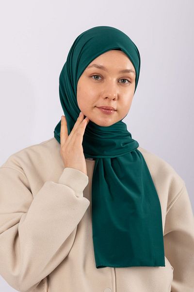 hijabchi premium-jersey-σκούρο πράσινο