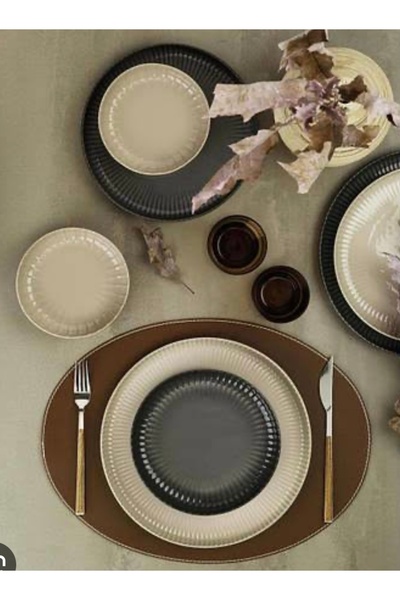 Kütahya Porselen Crest 15 Cm Kase Bej ( 2 Adet)