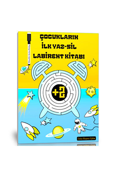 Enine Boyuna Eğitim Children's First Summer-Sil Maze Book (All Children over ...