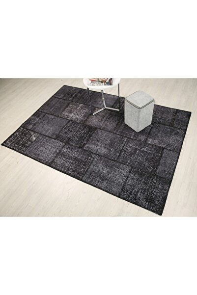 patch avenue Siyah Patch Work Halı