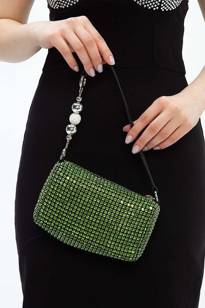 Tamer Tanca Women's Vegan Green Shoulder Bag