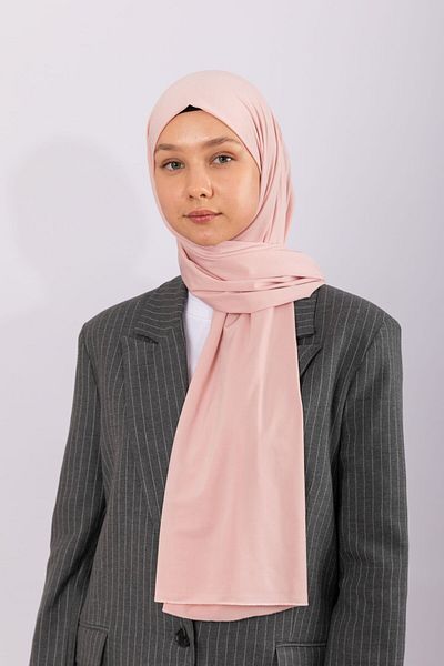 hijabchi Εισαγόμενο Premium Jersey - Πούδρα