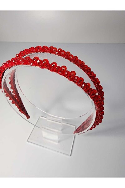NEGO ACCESORİES Çift Sıra Kristal Cam Boncuk Taç (siparis Ayrıntısına "renk" ...