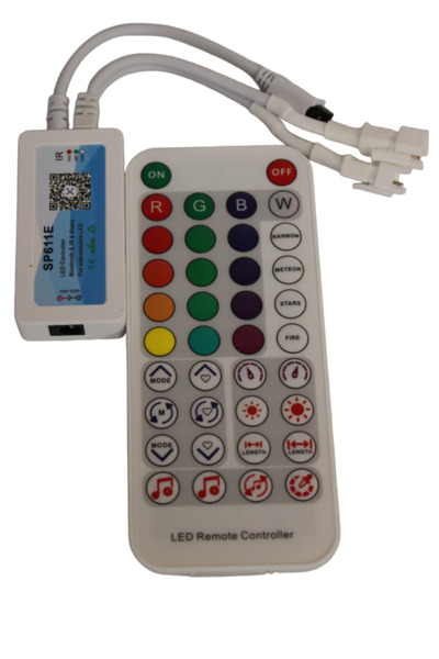 Hazar Led SP611E Adreslenebilir ARGB Pixel Led Kontrolcü Bluetooth Müzik Denetleyicisi WS2811-WS2812