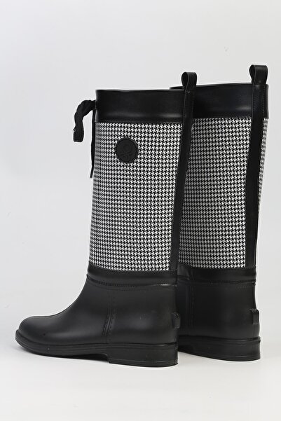 Benetton ® | BN-50083 - 34124 Siyah Beyaz-Kadın Bot