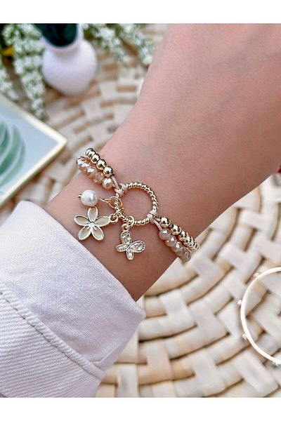 KBC STORE Lucky Flower And Butterfly Bracelet