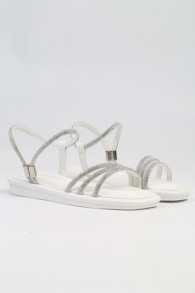 Pierre Cardin ®| PC-5100-3891 Бели-Дамски сандали