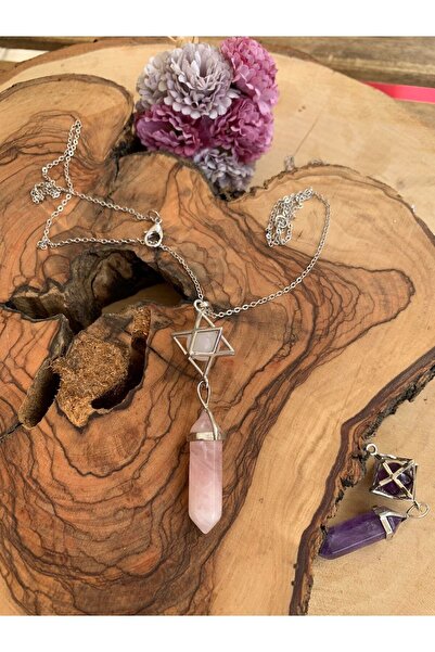 parze doğaltaş البندول الكوارتز الوردي