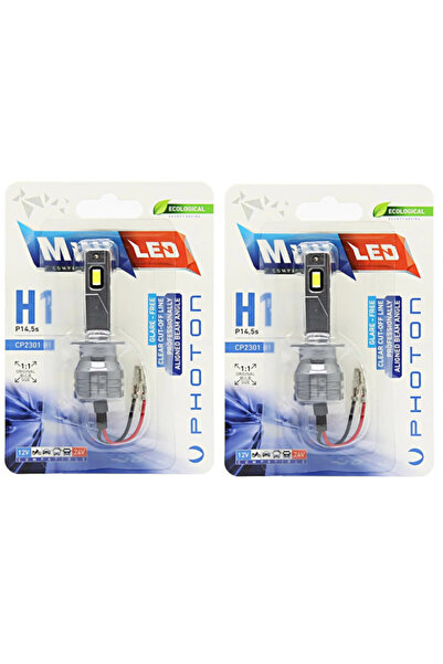 Photon Mini Serisi Led Ampul Takımı H1/H4/H7/H11/Hb3/Hb4