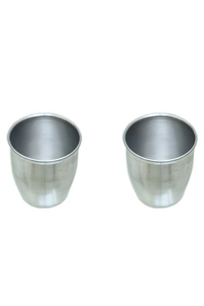 ANTEPSEPETİ ALUMINUM PLAIN GLASS 2 PACK