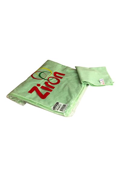 Ziron Lavetă de curățare cu textura groasă din microfibră verde 40x40 10 buc