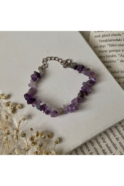 Elifsu Jewelry سوار حجر الجمشت المكسور